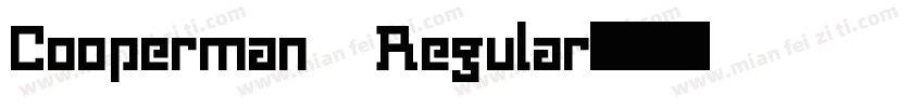 Cooperman Regular字体转换